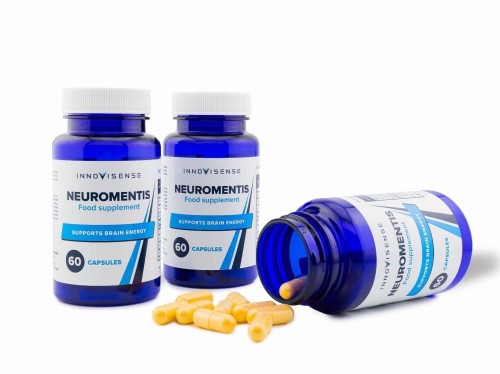 Neuromentis Innovisense - suplement na pracę mózgu, 60 kapsułek, 3 opakowania